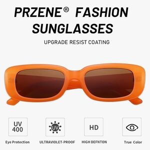 Przene Orange Fashion Sunglasses 🕶️